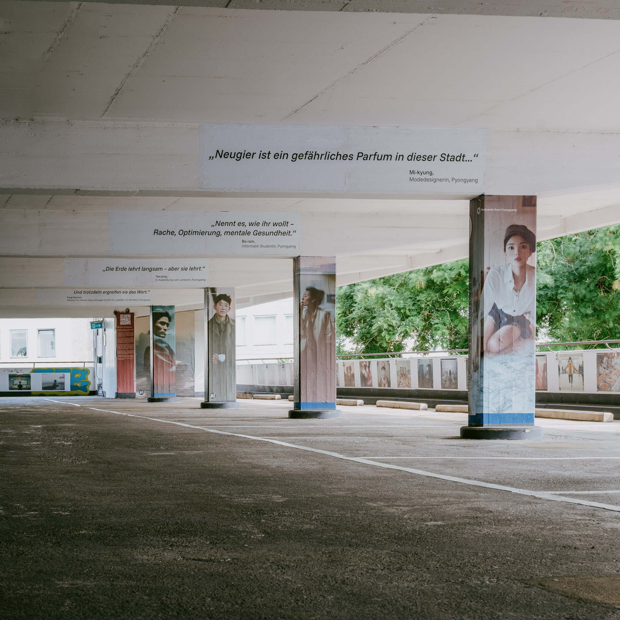 Postcards from Pyonyyang at the fumes and perfumes 2025 - view 3
